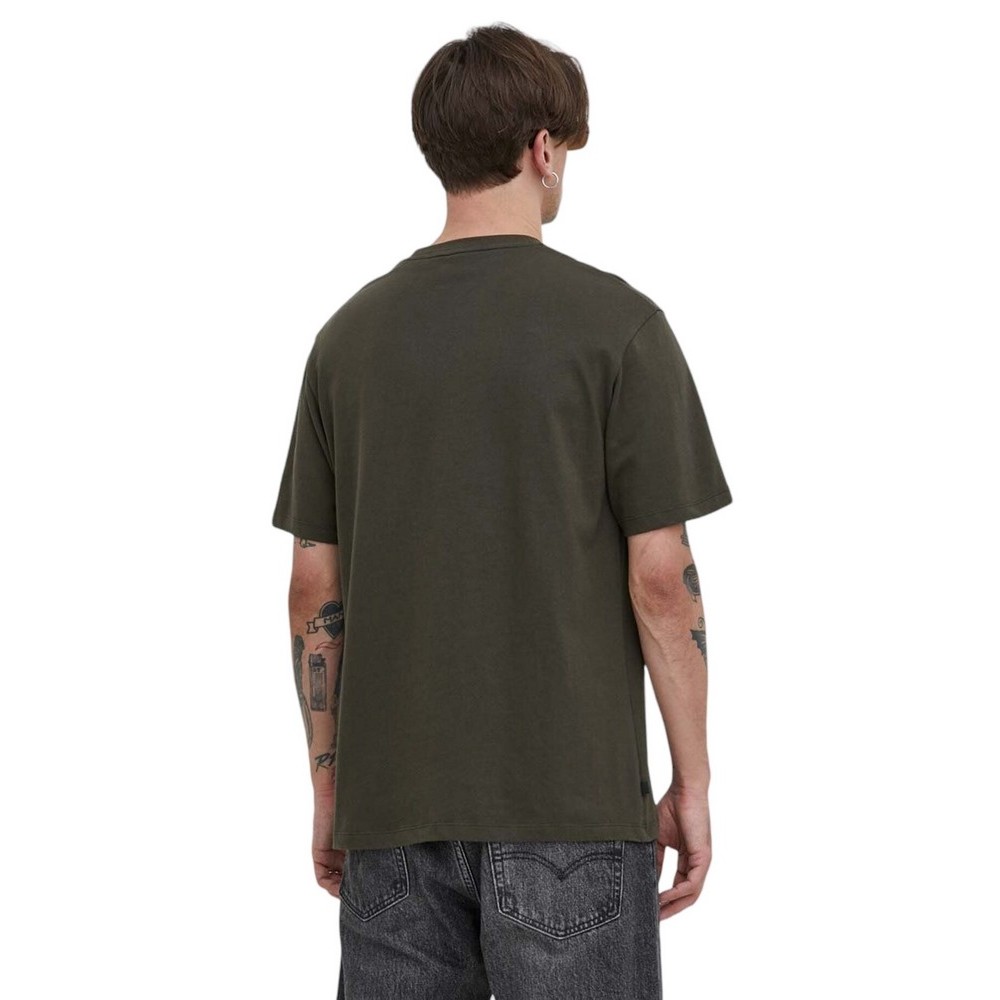 SUPERDRY MICRO LOGO GRAPHIC LOOSE T-SHIRT ΜΠΛΟΥΖΑ ΑΝΔΡΙΚΗ KHAKI