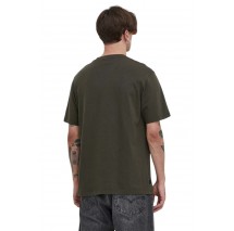 SUPERDRY MICRO LOGO GRAPHIC LOOSE T-SHIRT ΜΠΛΟΥΖΑ ΑΝΔΡΙΚΗ KHAKI