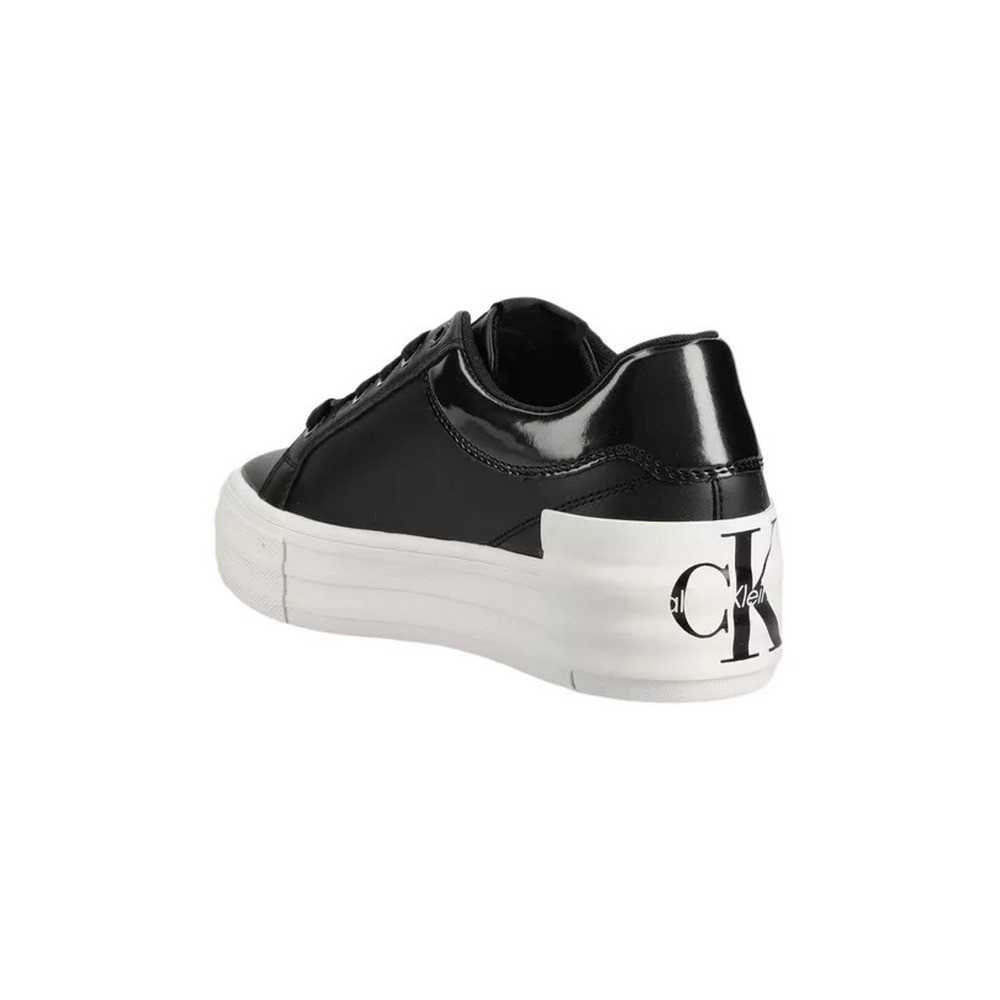 CALVIN KLEIN JEANS VULC FLATFORM BOLD LTH-GLOSSY ΠΑΠΟΥΤΣΙ ΓΥΝΑΙΚΕΙΟ BLACK