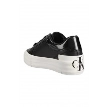 CALVIN KLEIN JEANS VULC FLATFORM BOLD LTH-GLOSSY ΠΑΠΟΥΤΣΙ ΓΥΝΑΙΚΕΙΟ BLACK