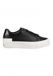 CALVIN KLEIN JEANS VULC FLATFORM BOLD LTH-GLOSSY ΠΑΠΟΥΤΣΙ ΓΥΝΑΙΚΕΙΟ BLACK