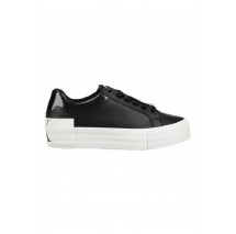 CALVIN KLEIN JEANS VULC FLATFORM BOLD LTH-GLOSSY ΠΑΠΟΥΤΣΙ ΓΥΝΑΙΚΕΙΟ BLACK