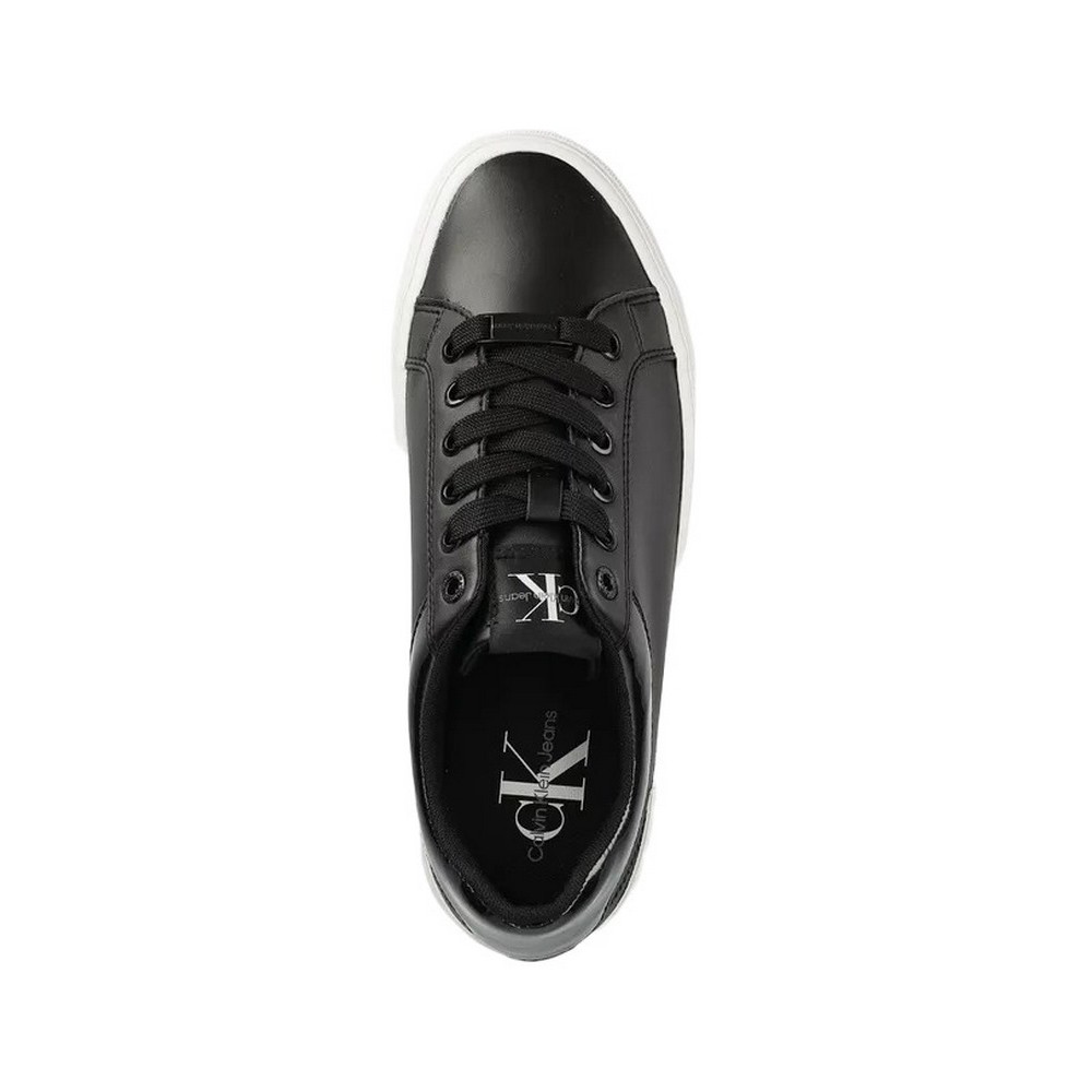 CALVIN KLEIN JEANS VULC FLATFORM BOLD LTH-GLOSSY ΠΑΠΟΥΤΣΙ ΓΥΝΑΙΚΕΙΟ BLACK