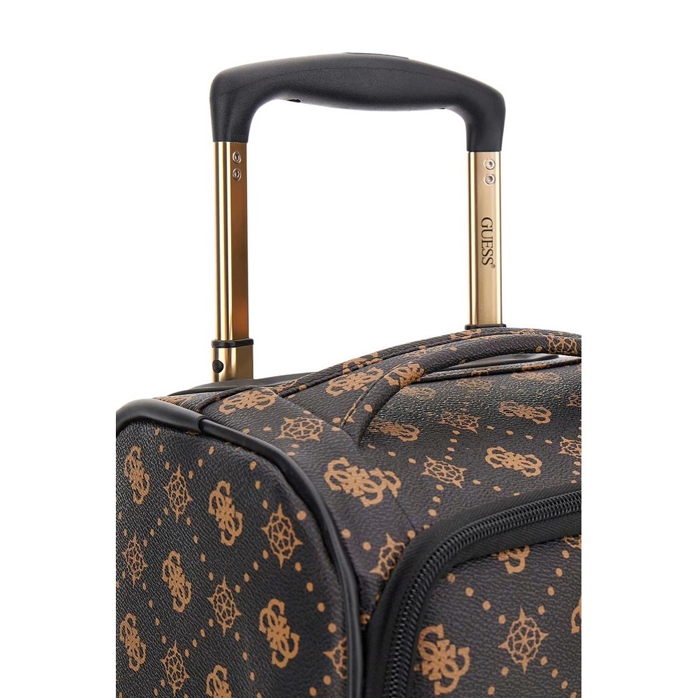 GUESS SILIA 16 IN CARRYON ΒΑΛΙΤΣΑ ΓΥΝΑΙΚΕΙΑ DARK BROWN