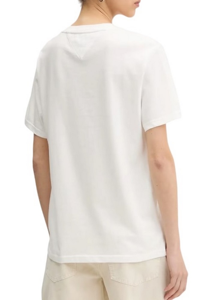 TOMMY JEANS  RLX COLOR VARSITY TEE T-SHIRT ΜΠΛΟΥΖΑ ΓΥΝΑΙΚΕΙΑ OFF WHITE