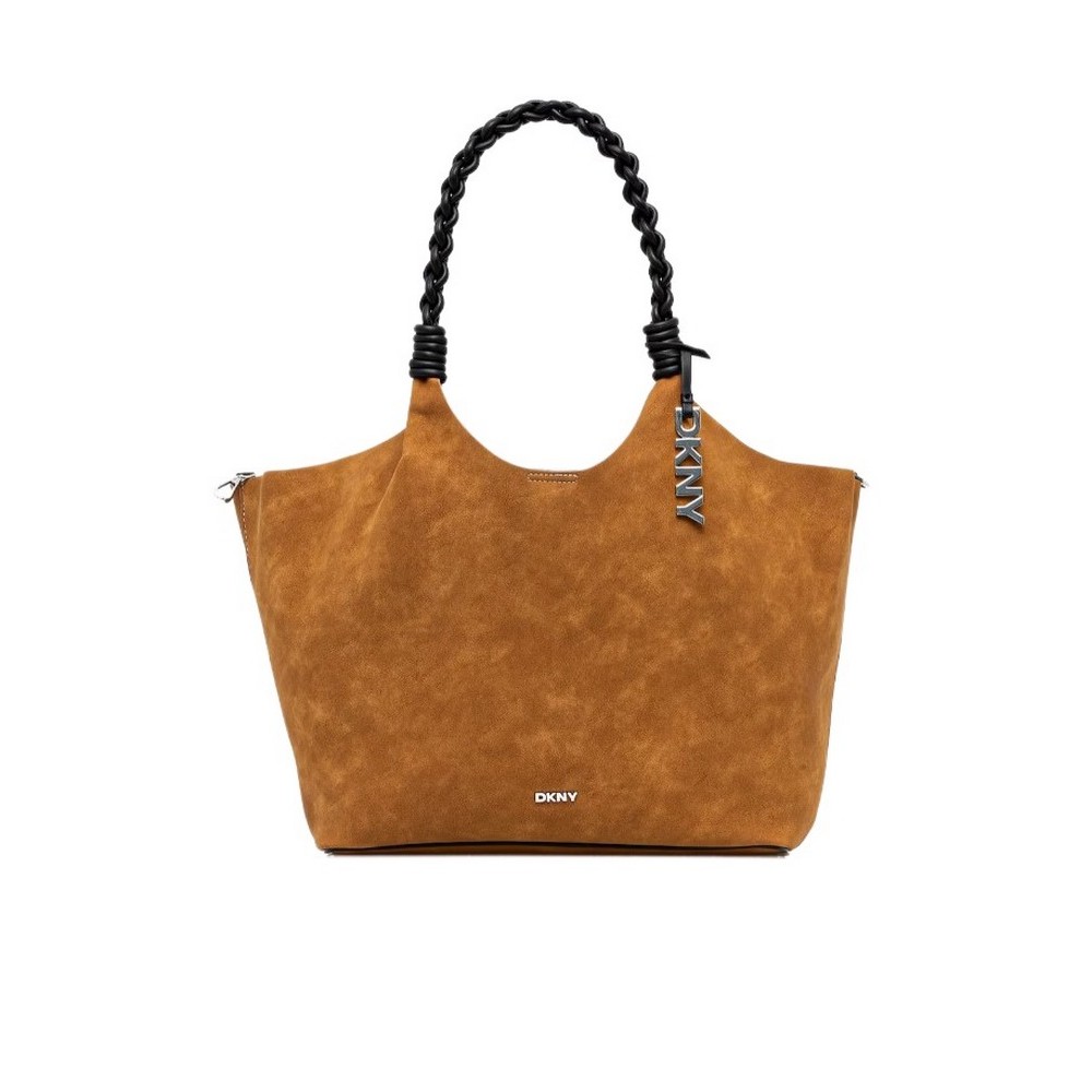 DKNY PAULA TOTE HANDBAG R53AME48 ΤΣΑΝΤΑ ΓΥΝΑΙΚΕΙΑ TAN