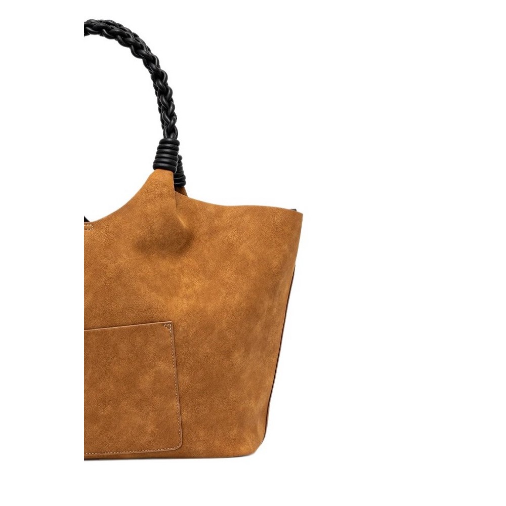 DKNY PAULA TOTE HANDBAG R53AME48 ΤΣΑΝΤΑ ΓΥΝΑΙΚΕΙΑ TAN