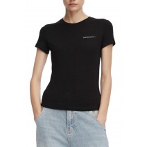TOMMY JEANS SLIM ESS LOGO 1 EXT T-SHIRT ΜΠΛΟΥΖΑ ΓΥΝΑΙΚΕΙΑ BLACK