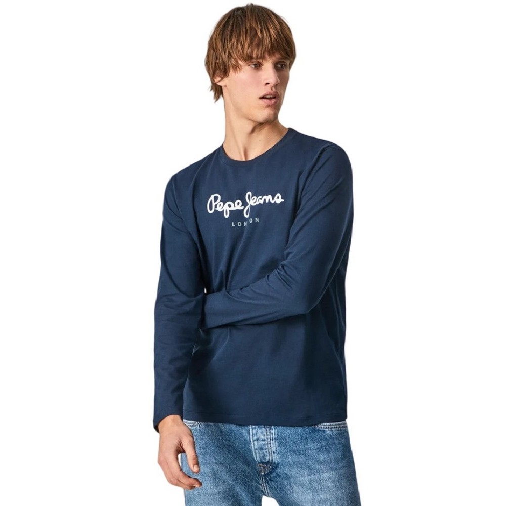 ΜΠΛΟΥΖΑ NOS EGGO ΑΝΔΡΙΚΗ PEPE JEANS LONDON NAVY