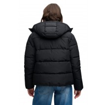 SUPERDRY PREMIUM HOOD PUFFER JKT ΜΠΟΥΦΑΝ ΓΥΝΑΙΚΕΙΟ BLACK