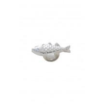 CROCS SILVER ALLOY FISH JIBBITZ CHARMS ΑΞΕΣΟΥΑΡ ΓΥΝΑΙΚΕΙΟ SILVER