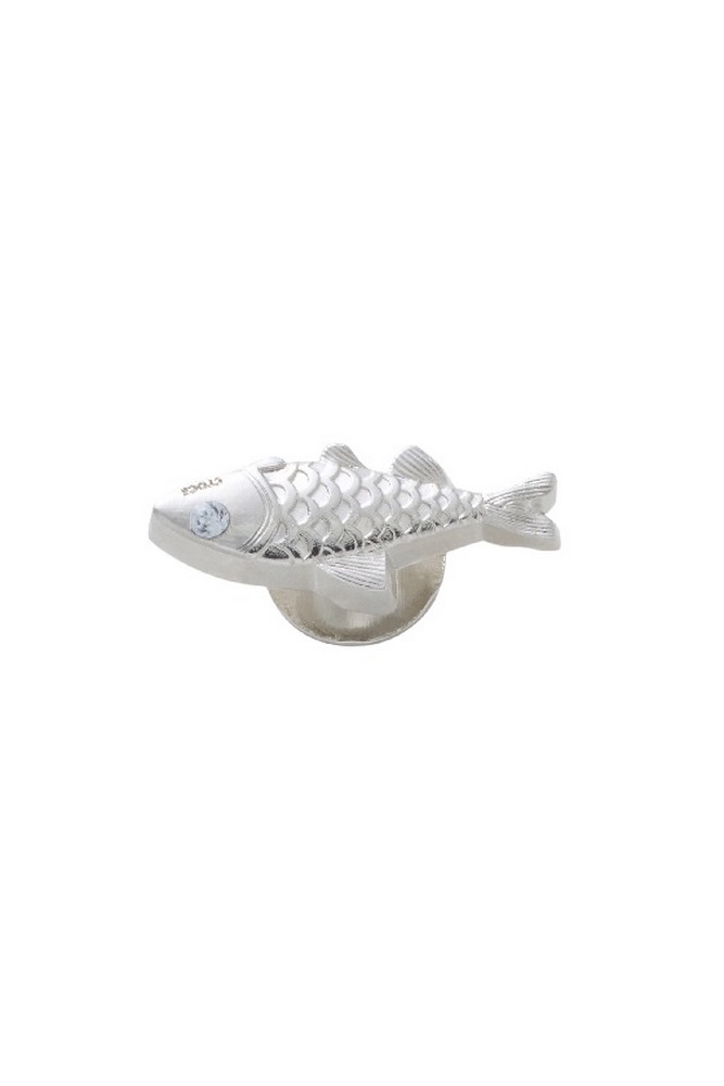 CROCS SILVER ALLOY FISH JIBBITZ CHARMS ΑΞΕΣΟΥΑΡ ΓΥΝΑΙΚΕΙΟ SILVER