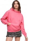 SUPERDRY D3 SDCD MICRO LOGO EMB LOOSE HOOD ΜΠΛΟΥΖΑ ΦΟΥΤΕΡ ΓΥΝΑΙΚΕΙΑ PINK