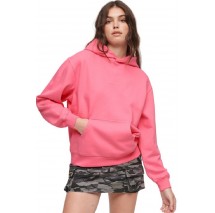 SUPERDRY D3 SDCD MICRO LOGO EMB LOOSE HOOD ΜΠΛΟΥΖΑ ΦΟΥΤΕΡ ΓΥΝΑΙΚΕΙΑ PINK