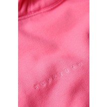 SUPERDRY D3 SDCD MICRO LOGO EMB LOOSE HOOD ΜΠΛΟΥΖΑ ΦΟΥΤΕΡ ΓΥΝΑΙΚΕΙΑ PINK