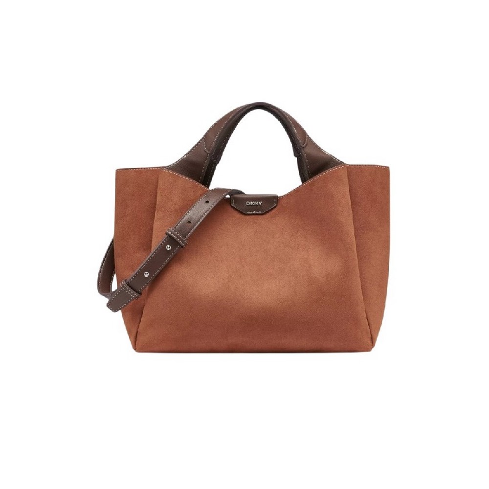 DKNY WILLA SATCHELS HANDBAG ΤΣΑΝΤΑ ΓΥΝΑΙΚΕΙΑ BROWN