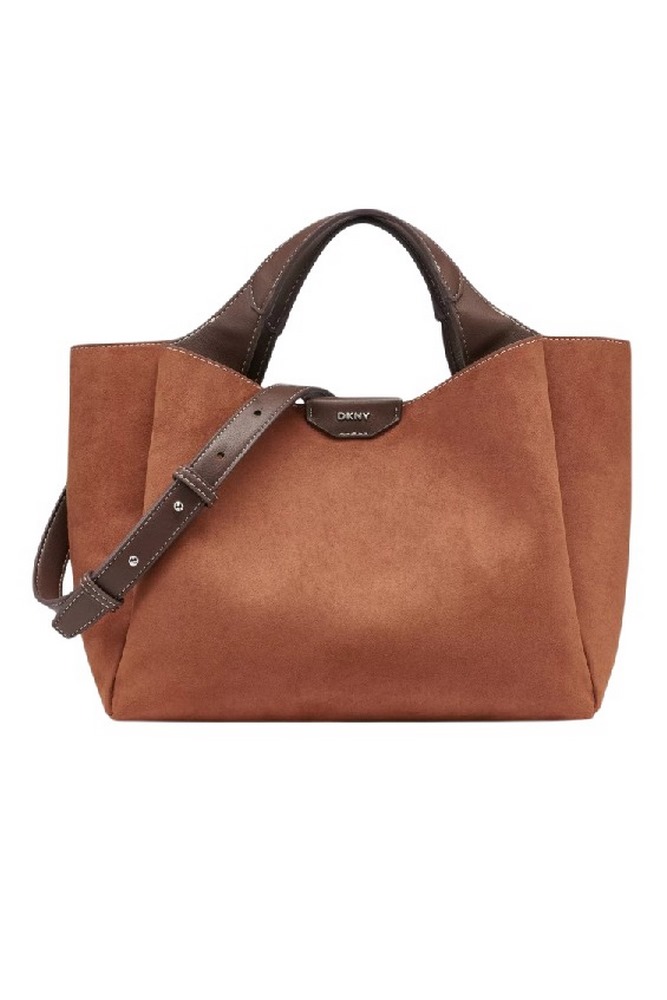 DKNY WILLA SATCHELS HANDBAG ΤΣΑΝΤΑ ΓΥΝΑΙΚΕΙΑ BROWN