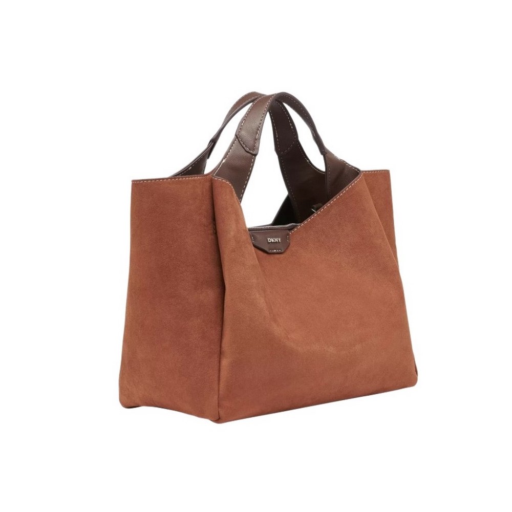 DKNY WILLA SATCHELS HANDBAG ΤΣΑΝΤΑ ΓΥΝΑΙΚΕΙΑ BROWN