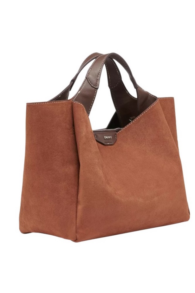 DKNY WILLA SATCHELS HANDBAG ΤΣΑΝΤΑ ΓΥΝΑΙΚΕΙΑ BROWN