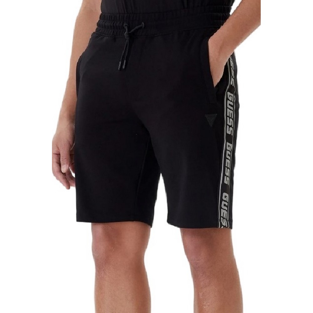 GUESS ARLO SHORT ΒΕΡΜΟΥΔΑ ΑΝΔΡΙΚΗ BLACK