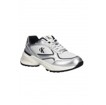 CALVIN KLEIN HIKE RUNNER LACE UP MESH MIX MET ΠΑΠΟΥΤΣΙ ΓΥΝΑΙΚΕΙΟ BLACK/SILVER