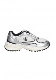 CALVIN KLEIN HIKE RUNNER LACE UP MESH MIX MET ΠΑΠΟΥΤΣΙ ΓΥΝΑΙΚΕΙΟ BLACK/SILVER