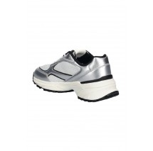 CALVIN KLEIN HIKE RUNNER LACE UP MESH MIX MET ΠΑΠΟΥΤΣΙ ΓΥΝΑΙΚΕΙΟ BLACK/SILVER