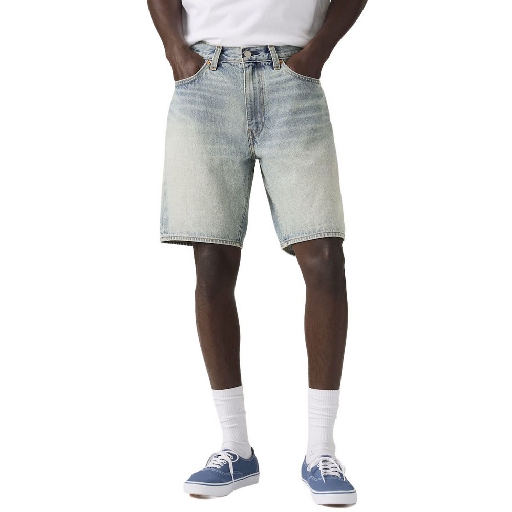 LEVIS 468 LOOSE SHORTS WORN IN ΤΖΙΝ ΒΕΡΜΟΥΔΑ ΑΝΔΡΙΚΗ LIGHT INDIGO