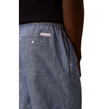 CALVIN KLEIN JEANS STRAIGHT CHAMBRAY 7" PULL ON ΣΟΡΤΣ ΑΝΔΡΙΚΟ BLUE
