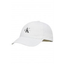 CALVIN KLEIN PRINTED MONOLOGO CAP ΚΑΠΕΛΟ ΑΝΔΡΙΚΟ BRIGHT WHITE