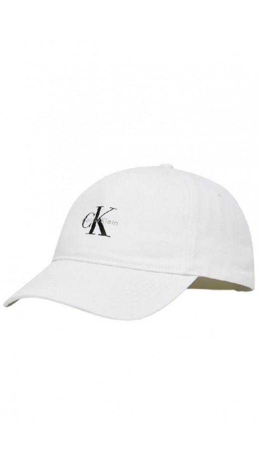 CALVIN KLEIN PRINTED MONOLOGO CAP ΚΑΠΕΛΟ ΑΝΔΡΙΚΟ BRIGHT WHITE