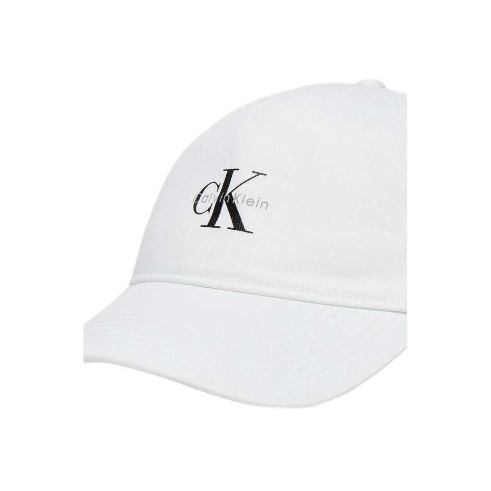 CALVIN KLEIN PRINTED MONOLOGO CAP ΚΑΠΕΛΟ ΑΝΔΡΙΚΟ BRIGHT WHITE