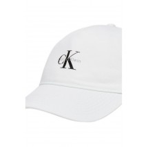 CALVIN KLEIN PRINTED MONOLOGO CAP ΚΑΠΕΛΟ ΑΝΔΡΙΚΟ BRIGHT WHITE