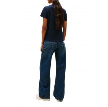 TOMMY JEANS REG ESSENTIAL LOGO 2 TEE T-SHIRT  ΜΠΛΟΥΖΑ ΓΥΝΑΙΚΕΙΑ DARK NAVY