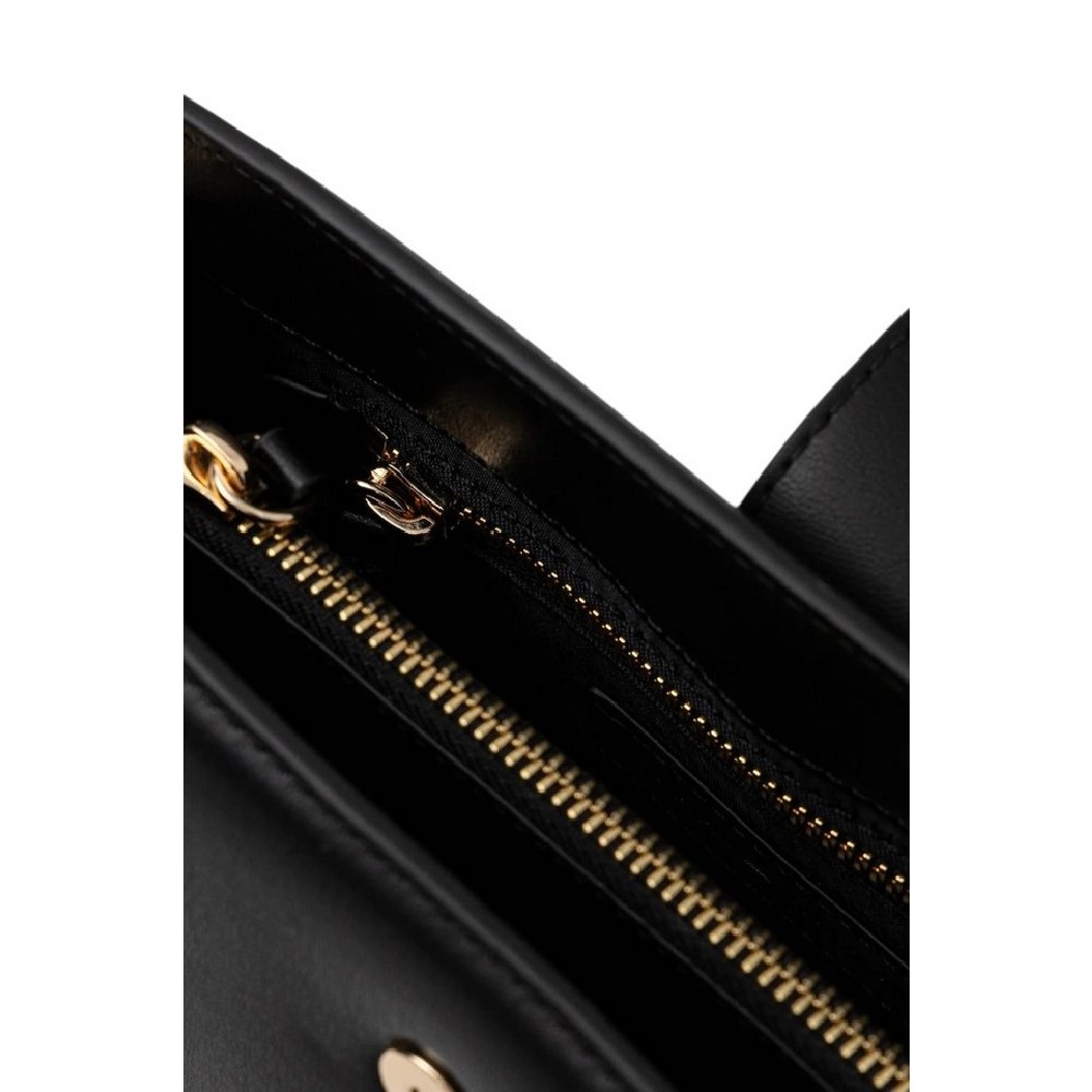 TOMMY HILFIGER  HERITAGE MINI SATCHEL ΤΣΑΝΤΑ ΓΥΝΑΙΚΕΙΑ BLACK