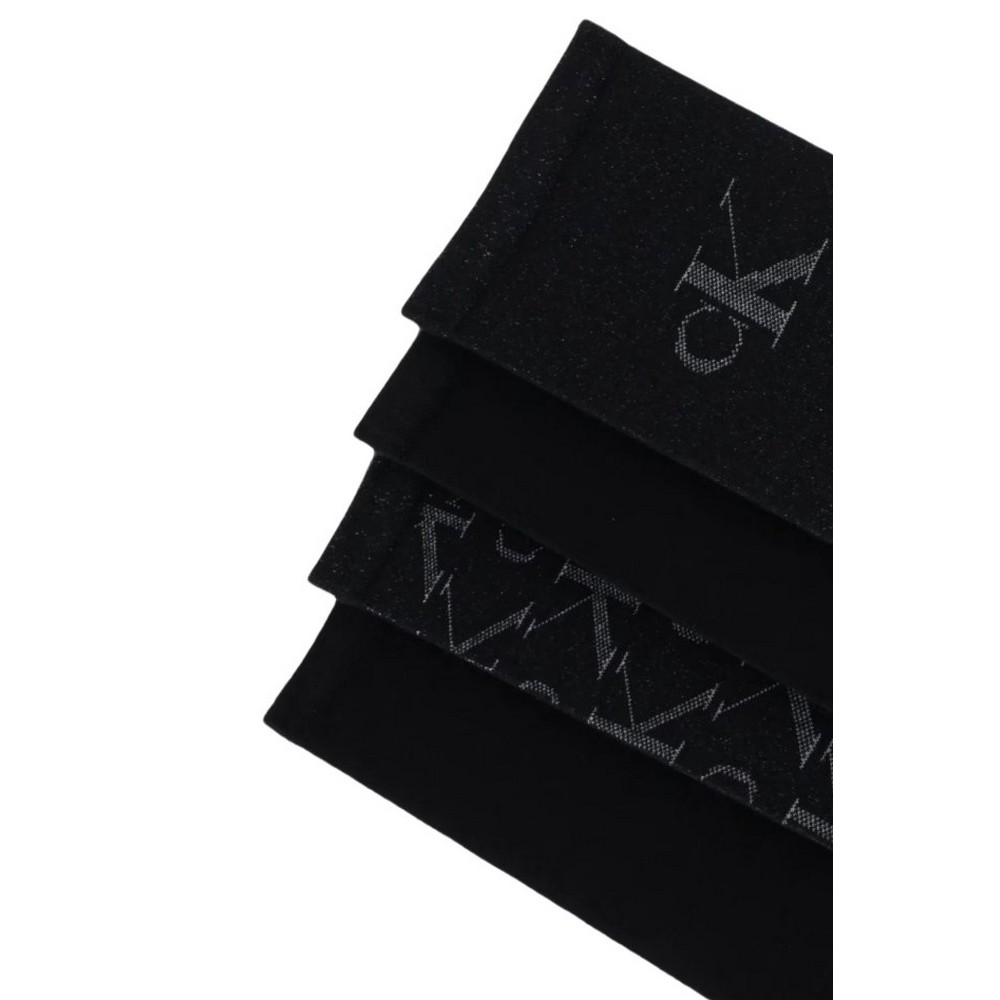 CALVIN KLEIN  WOMEN SOCK 4P HOLIDAY PACK AOP ΚΑΛΤΣΕΣ ΓΥΝΑΙΚΕΙΕΣ BLACK