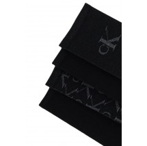 CALVIN KLEIN  WOMEN SOCK 4P HOLIDAY PACK AOP ΚΑΛΤΣΕΣ ΓΥΝΑΙΚΕΙΕΣ BLACK