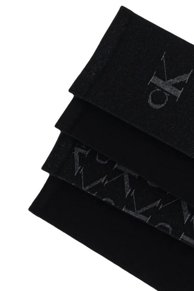 CALVIN KLEIN  WOMEN SOCK 4P HOLIDAY PACK AOP ΚΑΛΤΣΕΣ ΓΥΝΑΙΚΕΙΕΣ BLACK