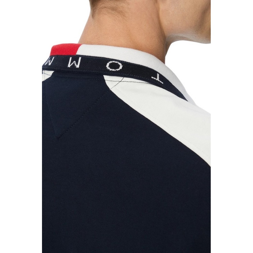 TOMMY JEANS RLX CBLOCK QZ ΦΟΥΤΕΡ ΜΠΛΟΥΖΑ ΑΝΔΡΙΚΗ NAVY