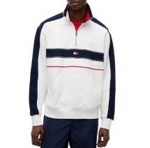 TOMMY JEANS RLX CBLOCK QZ ΦΟΥΤΕΡ ΜΠΛΟΥΖΑ ΑΝΔΡΙΚΗ ECRU