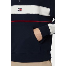TOMMY JEANS RLX CBLOCK QZ ΦΟΥΤΕΡ ΜΠΛΟΥΖΑ ΑΝΔΡΙΚΗ NAVY