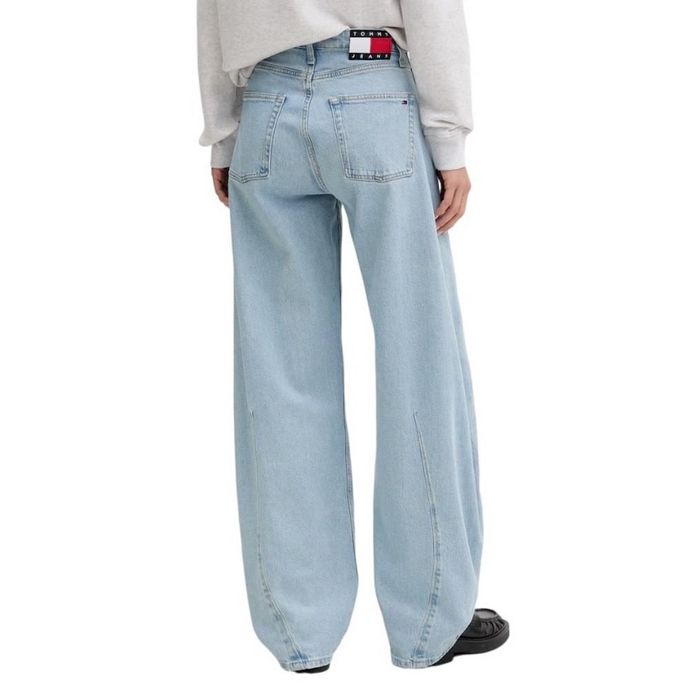 TOMMY JEANS ELLA MID BARREL BJ4110 ΤΖΙΝ ΠΑΝΤΕΛΟΝΙ ΓΥΝΑΙΚΕΙΟ DENIM LIGHT