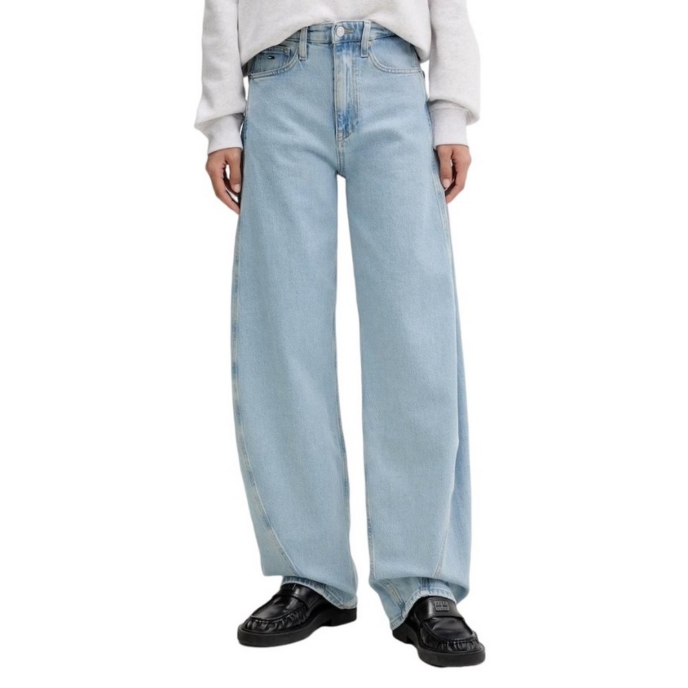 TOMMY JEANS ELLA MID BARREL BJ4110 ΤΖΙΝ ΠΑΝΤΕΛΟΝΙ ΓΥΝΑΙΚΕΙΟ DENIM LIGHT