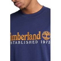 TIMBERLAND 1973 EMBROIDERE T-SHIRT ΜΠΛΟΥΖΑ ΑΝΔΡΙΚΗ DARK BLUE