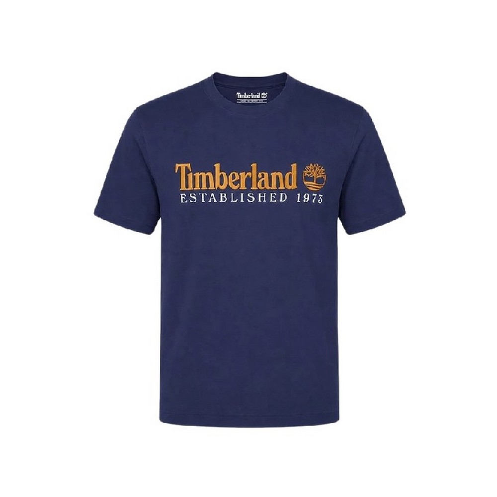 TIMBERLAND 1973 EMBROIDERE T-SHIRT ΜΠΛΟΥΖΑ ΑΝΔΡΙΚΗ DARK BLUE