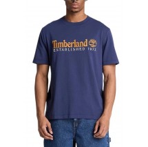 TIMBERLAND 1973 EMBROIDERE T-SHIRT ΜΠΛΟΥΖΑ ΑΝΔΡΙΚΗ DARK BLUE