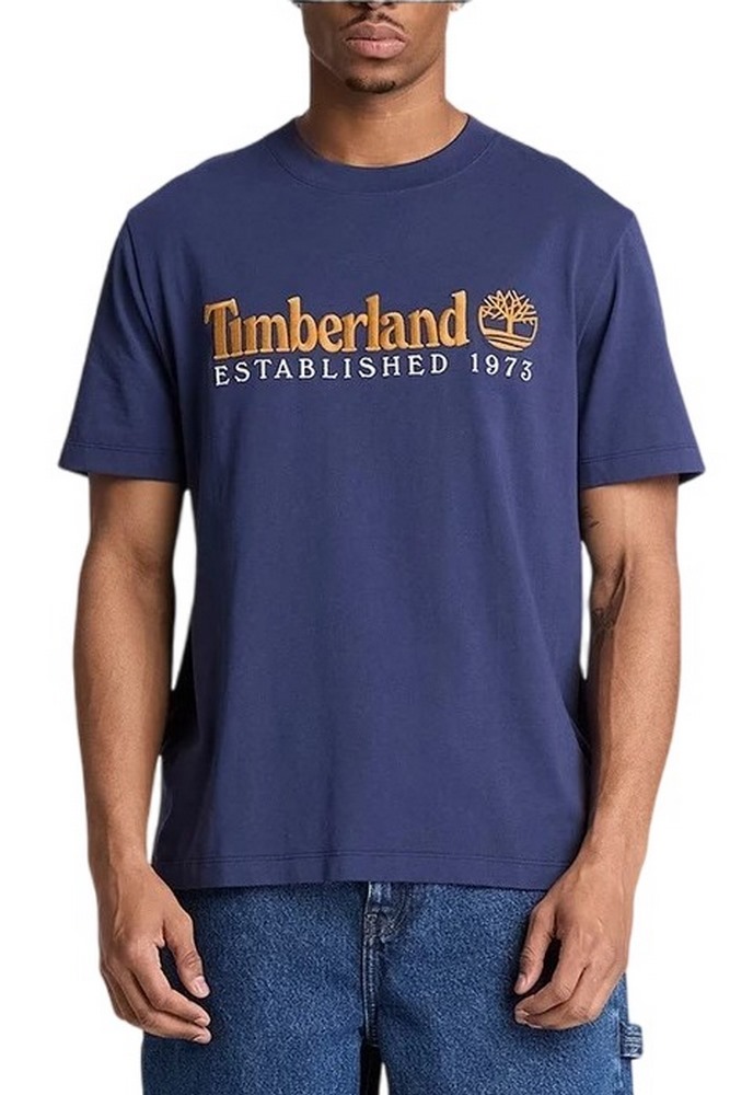 TIMBERLAND 1973 EMBROIDERE T-SHIRT ΜΠΛΟΥΖΑ ΑΝΔΡΙΚΗ DARK BLUE