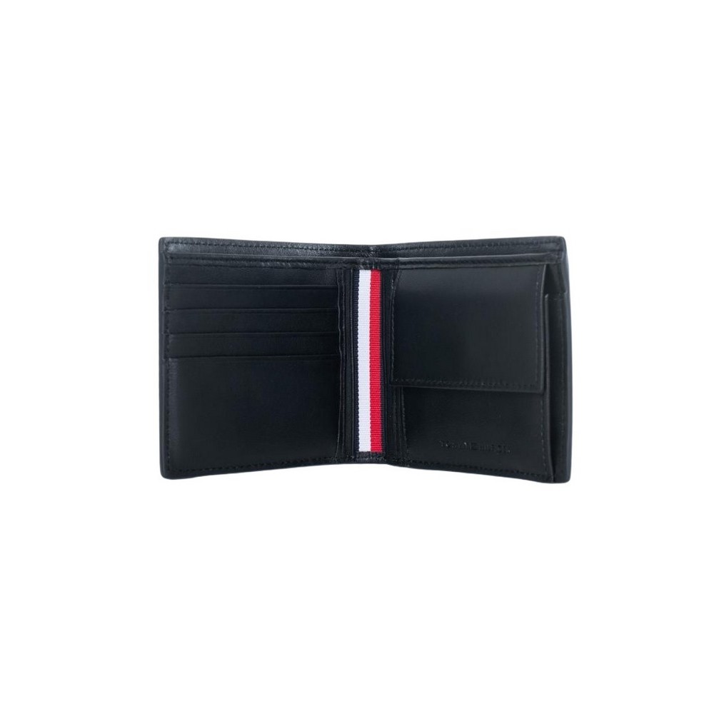 TOMMY HILFIGER WOVEN TEXTURE CC & COIN ΠΟΡΤΟΦΟΛΙ ΑΝΔΡΙΚΟ BLACK