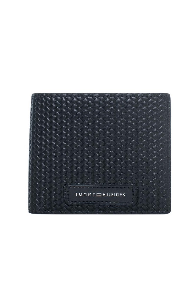 TOMMY HILFIGER WOVEN TEXTURE CC & COIN ΠΟΡΤΟΦΟΛΙ ΑΝΔΡΙΚΟ BLACK