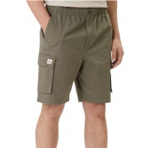 CALVIN KLEIN JEANS 9" COTTON PULL ON CARGO SHORT ΒΕΡΜΟΥΔΑ ΑΝΔΡΙΚΗ MILITARY GREEN